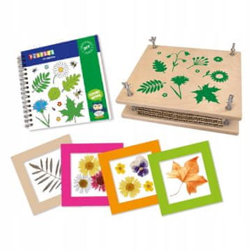 PLAYBOX Herbarij - Album biljaka za djecu, za školu, DIY komplet 5+