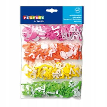 PLAYBOX DIY EVA pjenasta ukrasna SLOVA samoljepljiva 400 kom