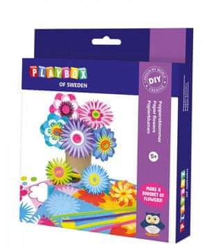 PLAYBOX DIY ukrasno papirnato cvijeće za izradu 5+