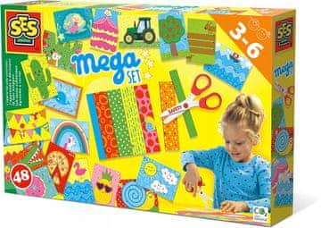 Set sa škarama Učim rezati 3+ SES 14617