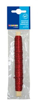 PLAYBOX DIY CRVENA metalna žica za dekoraciju 50m Ø 0,5mm