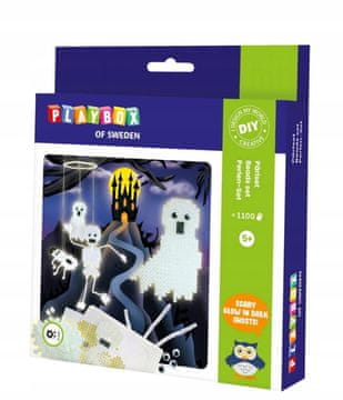 PLAYBOX Perle duhovi na peglu koje svijetle u mraku