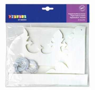 PLAYBOX Papirnate maske ŠEŠIRI KRUNE zabava za party16