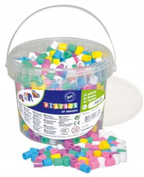 PLAYBOX Perle za peglanje PASTELOWEMIX XL v10mm 950 kom