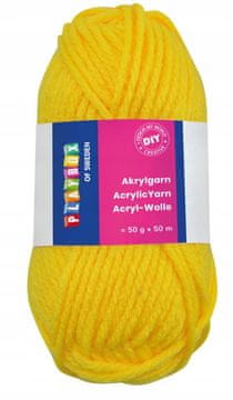 PLAYBOX Akrilna pređa, pređa-50 g Akril-ŽUTA