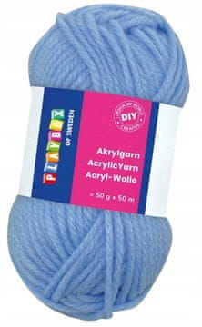 PLAYBOX Akrilna pređa, pređa - 50 g Akril - SVIJETLO PLAVA