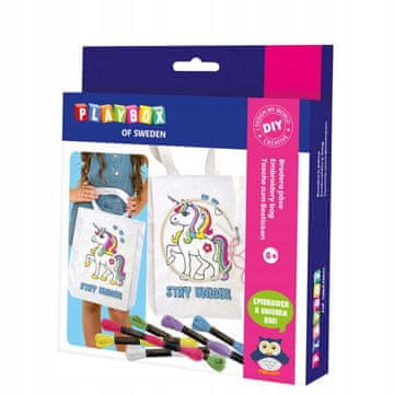 PLAYBOX Torba s jednorogom za samostalno vez.
