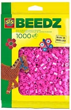 Perle za peglanje 1000 kom TAMNO RUŽIČASTE SES