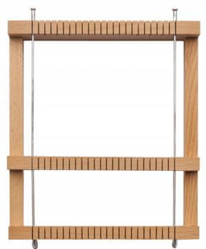 PLAYBOX Edukativna radionica tkanja na drvenom tkalačkom stanu 22×19×3 cm