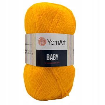 YarnArt Pređa Baby 586 50g intenzivno mandarin žuta