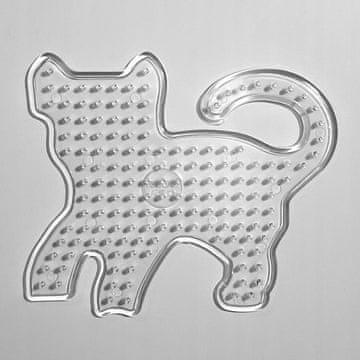 PLAYBOX Šablona MAČKA MAČKA 10x9 cm za perle za peglanje Ø 5 mm 5+