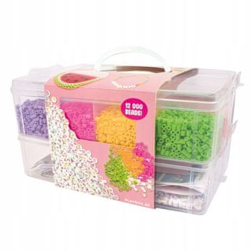 PLAYBOX Mega Craft Box Set perli i narukvica za peglanje 12000 kom + DODATNO