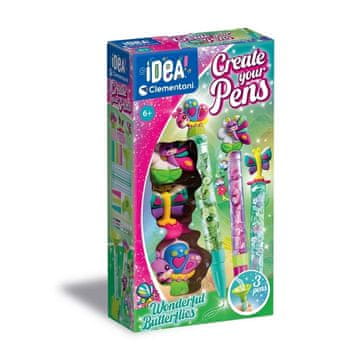 Clementoni MINI PEN FACTORY Kreativni set DIVNI LEPTIRIĆI