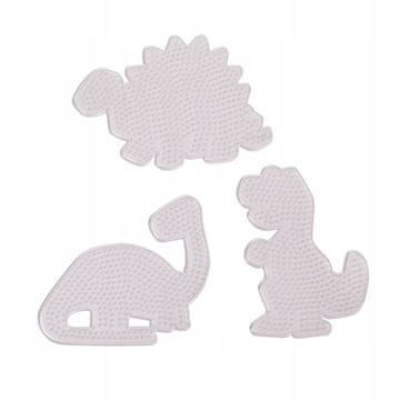 PLAYBOX Predlošci DINOSAURA za pegle za nanošenje 5 mm, 3 kom