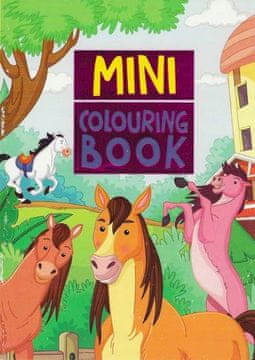 MINI knjiga za bojanje KONJI knjiga za bojanje i aktivnosti 16 stranica