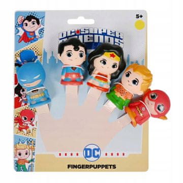 DC SUPER FRIENDS SUPERHEROJI Prstićeve lutke 5 komada lutkarskih figura