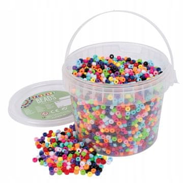 PLAYBOX PONY perle za DIY nakit, narukvice Φ 5mm, šarene u kantici 5100 kom
