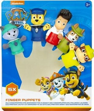 ŠAPA PATROLA PRSTIĆI ŠTENCI 5 kom. maskota lutaka Paw Patrol