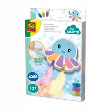 OCTOPUS tablete za kupanje za bojanje vode za kupanje za djecu 18 kom SES