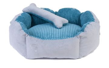 Lauren Design DIANA krevet 55cm x 50cm petrolej plava