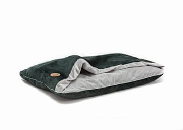 Lauren Design Mink NEL boca zelena + siva minky 100cm x 80cm