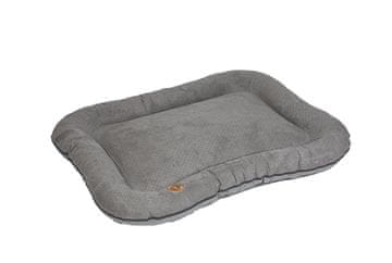 Lauren Design NOVI RICO Pontoon 100cm x 80cm sivo prošiveni