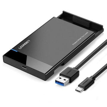 Ugreen kućište za HDD od 2,5 inča s USB-C priključkom, crno - kutija