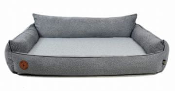 Lauren Design Rocky ortopedski krevet crni + sivi M - 83cm x 73cm