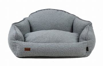 Lauren Design Charlotte siva sofa u bukle stilu S - 68 cm x 62 cm