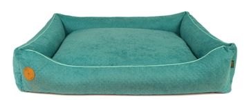 Lauren Design CEZAR sofa, tirkizna, prošivena, M - 80 cm x 70 cm
