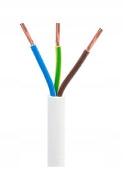 OMY 3x0,75 1m 300V bijeli električni kabel