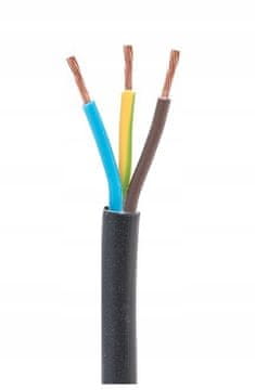 OMY 3x0,75 crni višežilni električni kabel 1 m