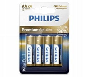 Philips Premium alkalne AA x4 alkalne baterije