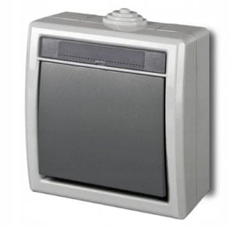 Elektro-Plast Jednostruki sivi konektor IP55 1201-10 AQUANT