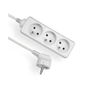 ELGOTECH prijenosni produžni kabel s 3 utičnice, 3 m