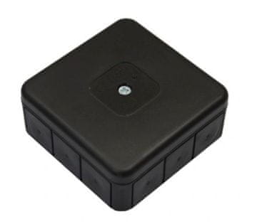 ViPlast Hermetička kutija za nadžbuknu montažu 85x85x37mm Crna