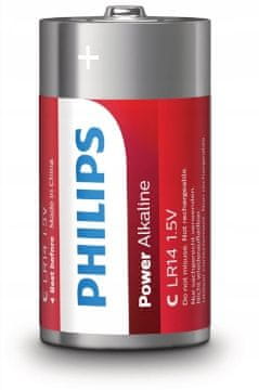Philips Power alkalne C baterije x 2 kom