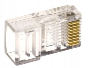 RJ45 8P8C UTP utikač cat.5e 10 kom