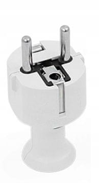 Plast Rol Plastrol WT-40 ravni utikač 16A 250V bijeli