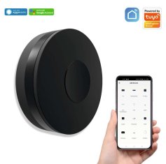 Univerzalni WiFi IR daljinski upravljač TUYA SmartLife Black NEO