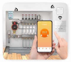 Zigbee TUYA 3A ECO2 sobni termostat za okvire 55x55 mm
