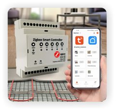 Zigbee Plus regulator podnog grijanja - 5 zona