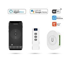 Tuya WiFi kontroler za rolete i zavjese s daljinskim upravljačem