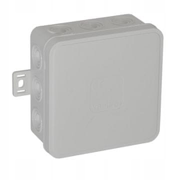 ViPlast Hermetička električna kutija siva 85x85x41 mm