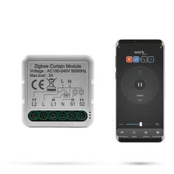 Zigbee TUYA kontroler roleta za ugradnju u zid