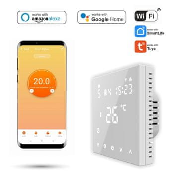WiFi sobni termostat TUYA 3A bijeli PRO2