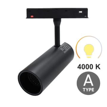 LED reflektor za šine 20W 4000K neutralni tip A za magnetske šine SMART TRACK 48VDC