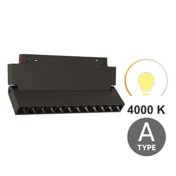 LED linearni reflektor podesivi 12W 4000K neutralni tip A za magnetske tračnice SMART TRACK 48VDC