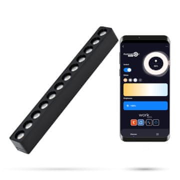 Tuya Grille 12W S12 Zigbee linearni reflektor za SLIM TRACK i FiberFLEX tračnice 48VDC 3000-6000K prigušljiv