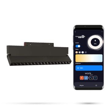 WiFi Zigbee LED linearni reflektor podesivi 18W za magnetske tračnice SMART TRACK 48VDC 3000-6000K prigušljiv